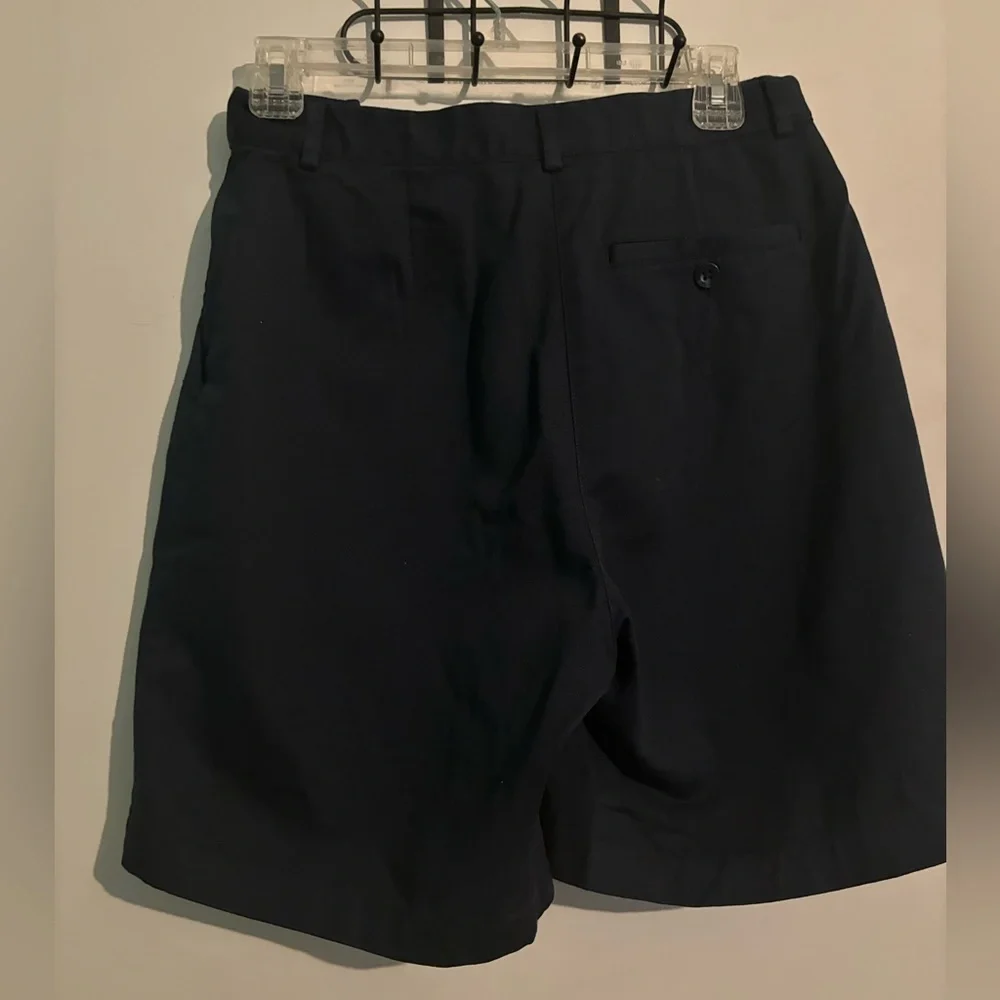 NWT L. L. Bean Womens Sz 6 Original Fit Shorts Navy Twill Elastic Extender Waist